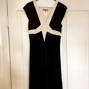 ABS Geometric Colorblock Dress